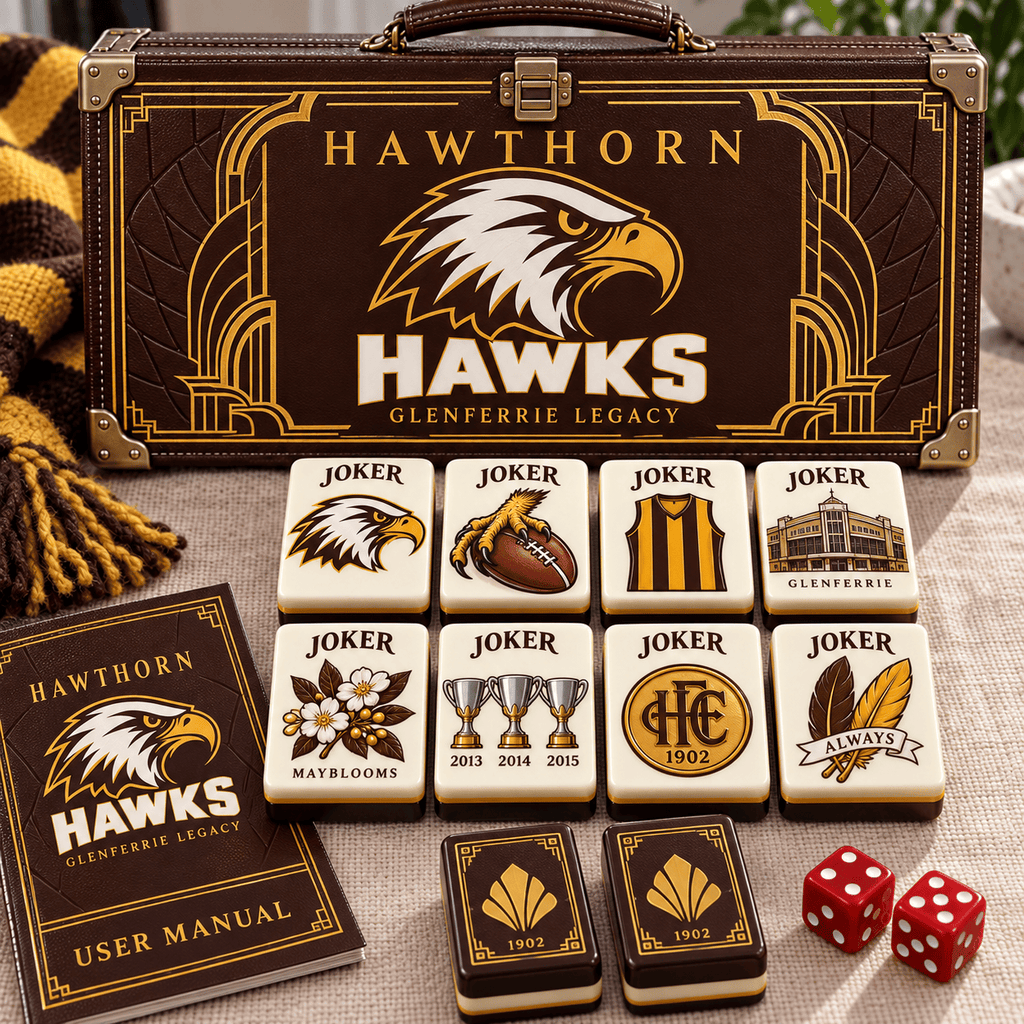 Premium HTH Mahjong Tiles Set PVNA
