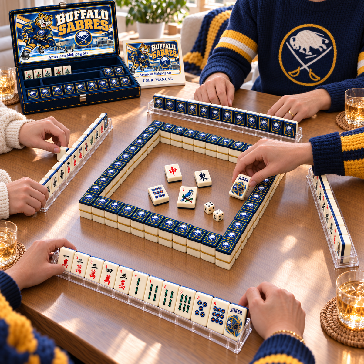 Premium BSB Mahjong Tiles Set TTMH