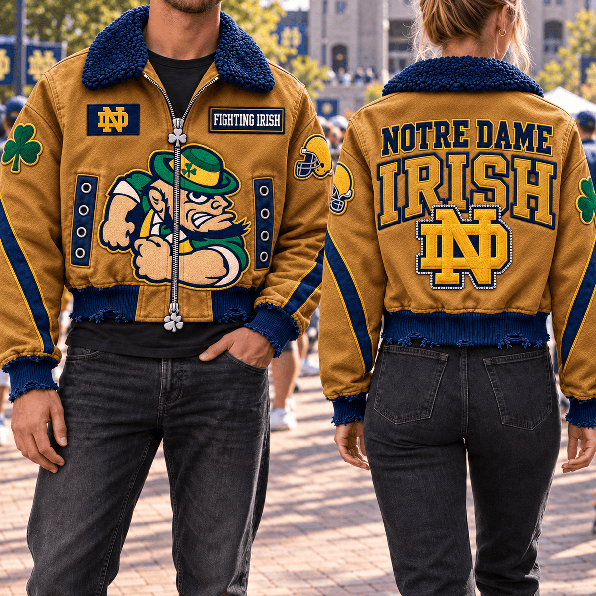 NDFI Cropped Bomber Jacket NTKO