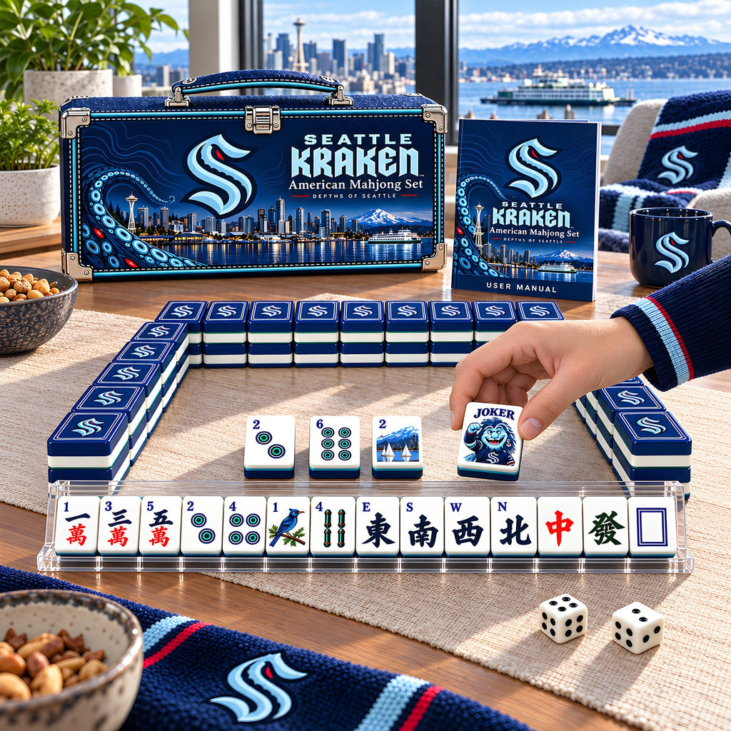 Premium SKK Mahjong Tiles Set PVNA