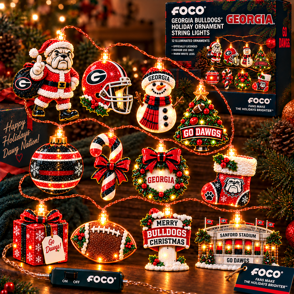 GGBD Premium decorative Christmas LED string lights BMD
