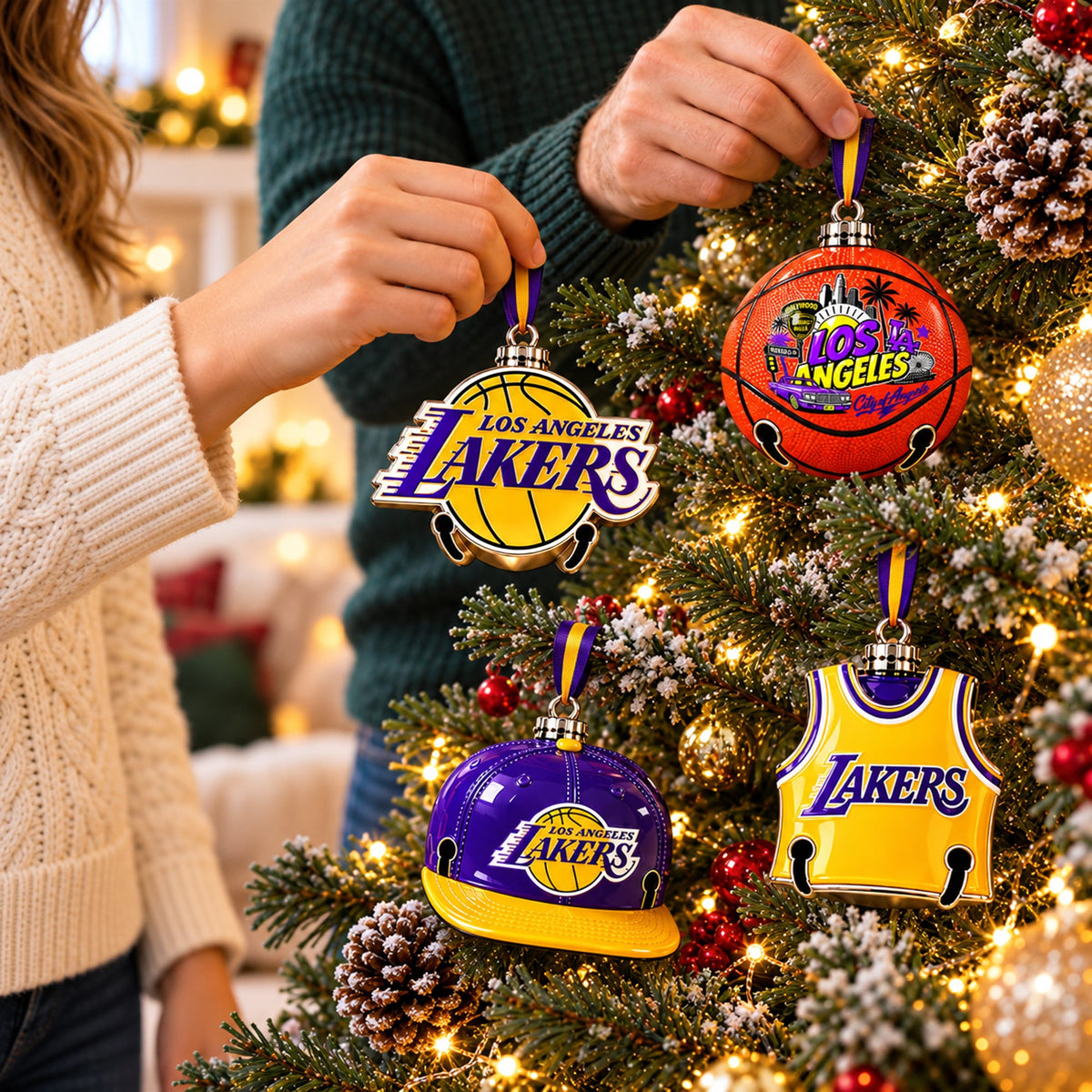 Premium LAL Christmas Bell Ornament PVNA
