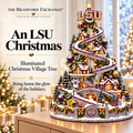 LSU Christmas Village Tree DNBN