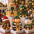 NDFI CHRISTMAS CERAMIC CANDLE HOLDER HQH
