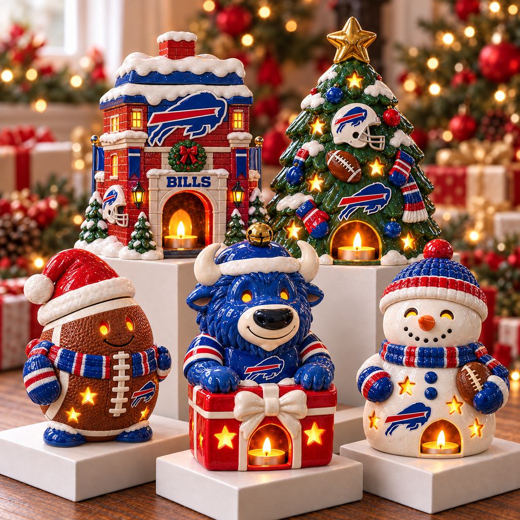 BFBL CHRISTMAS CERAMIC CANDLE HOLDER HQH