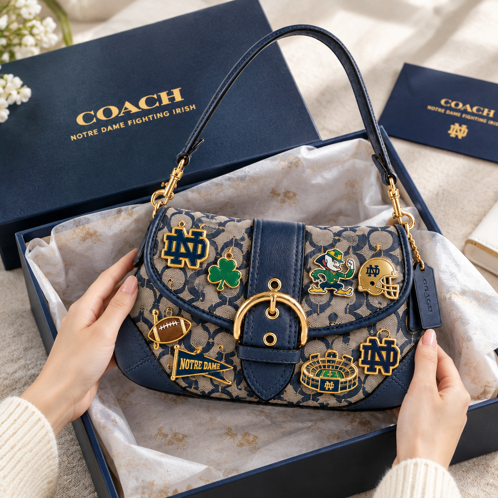 Notre Dame Fighting Irish Soho Bag With Charm