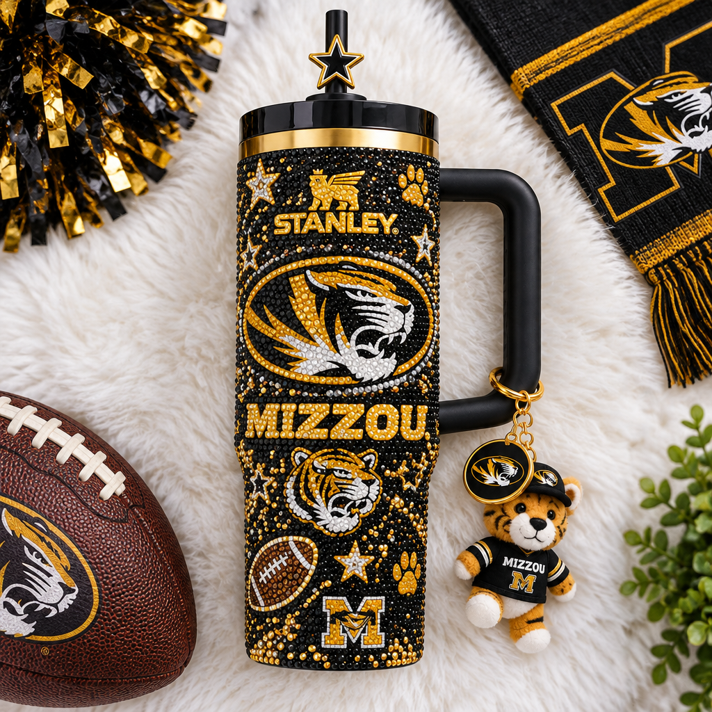 Missouri Tigers 40oz Tumbler With Handle TTNL