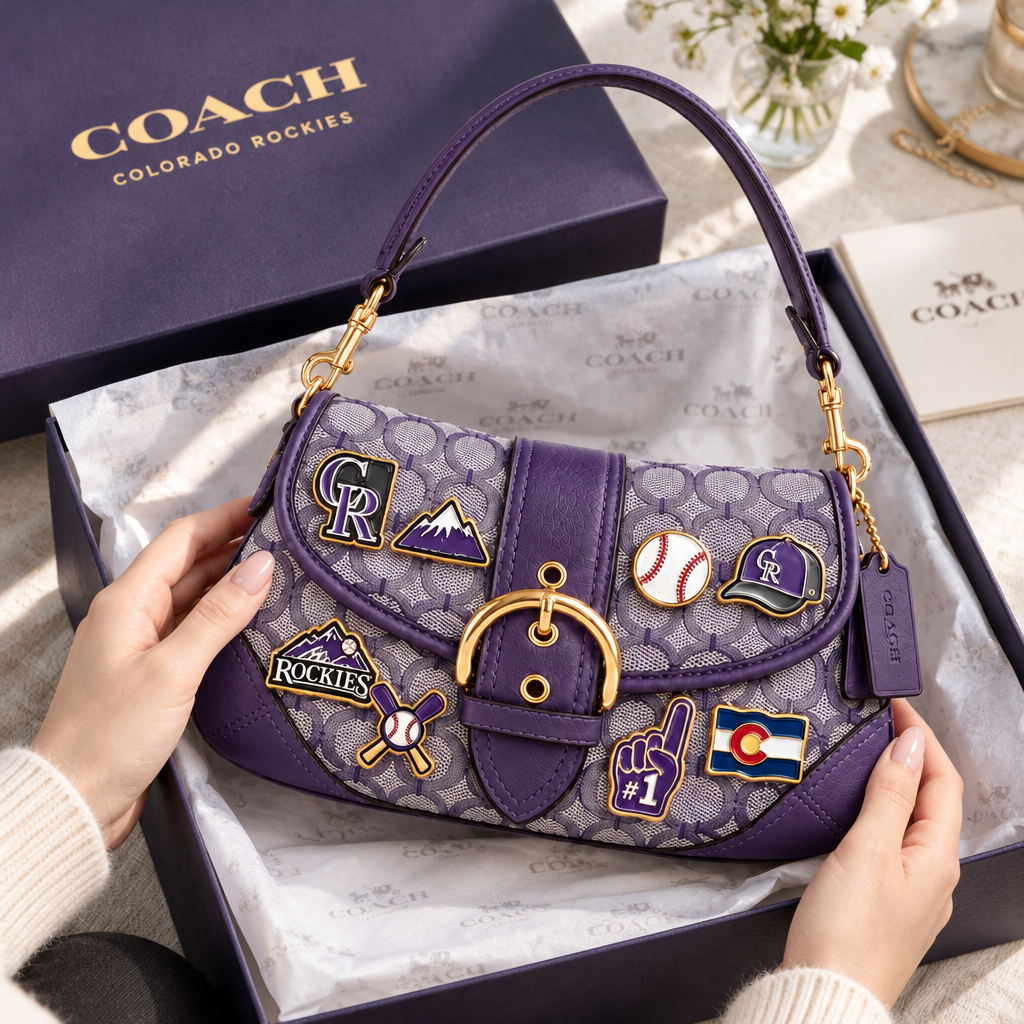 Colorado Rockies Soho Bag With Charm