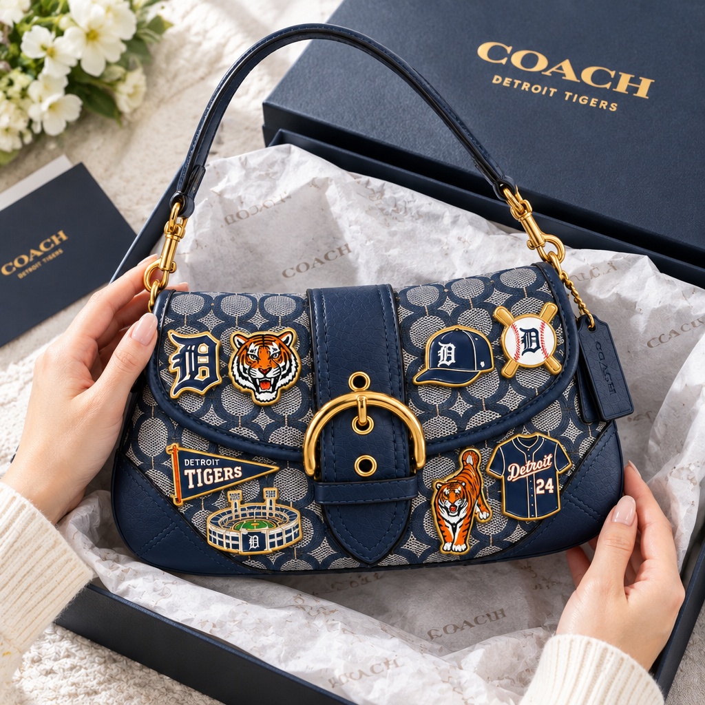 Detroit Tigers Soho Bag With Charm