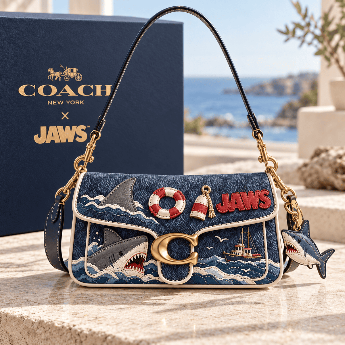 Premium JAWS Coach Shoulder Cross With Charm NPL