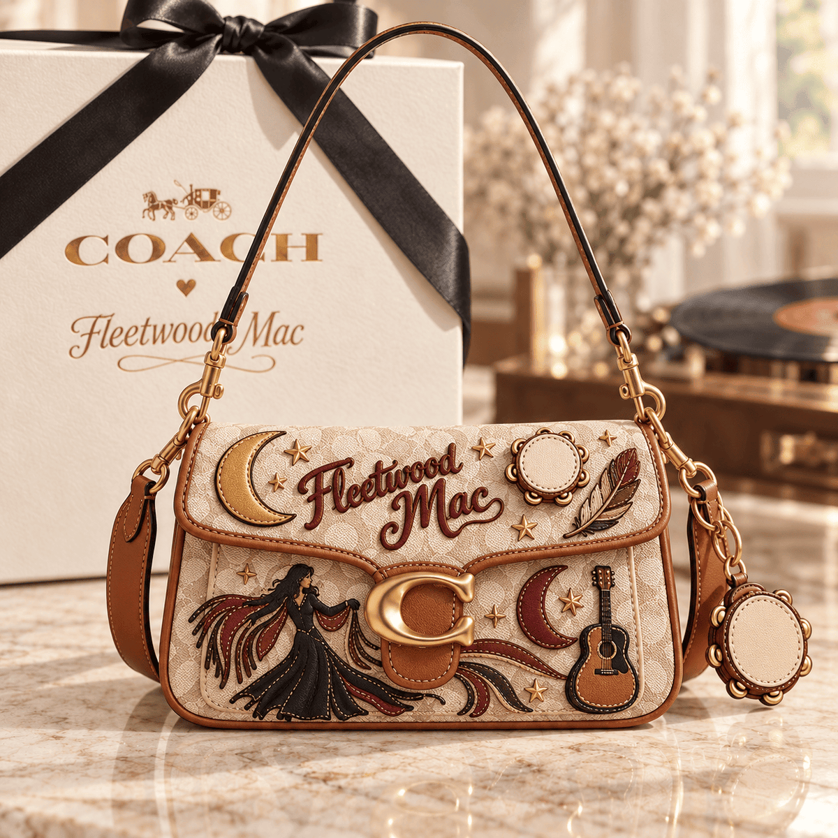 Premium FLM Coach Shoulder Cross With Charm NPL