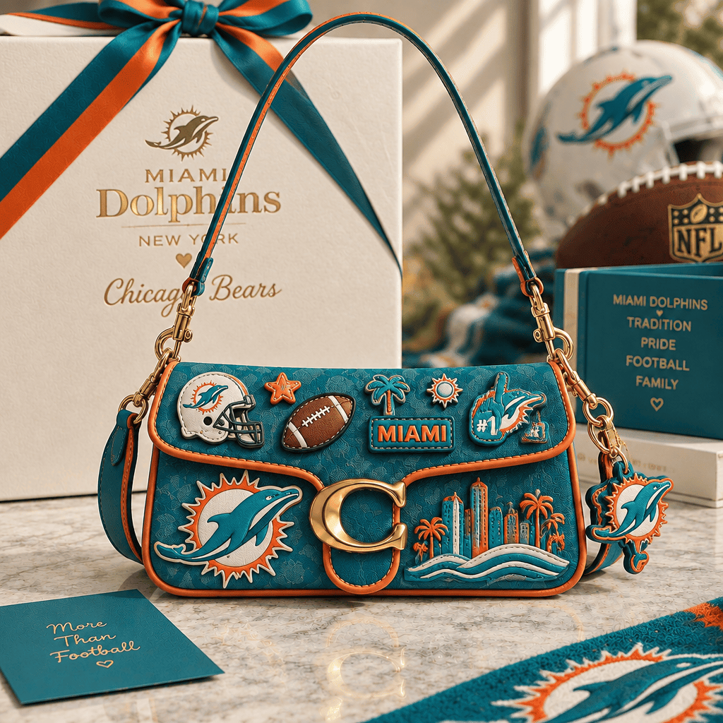 Premium MDP Coach Shoulder Cross With Charm LNTH