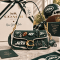Premium NYJ Coach Shoulder Cross With Charm LNTH
