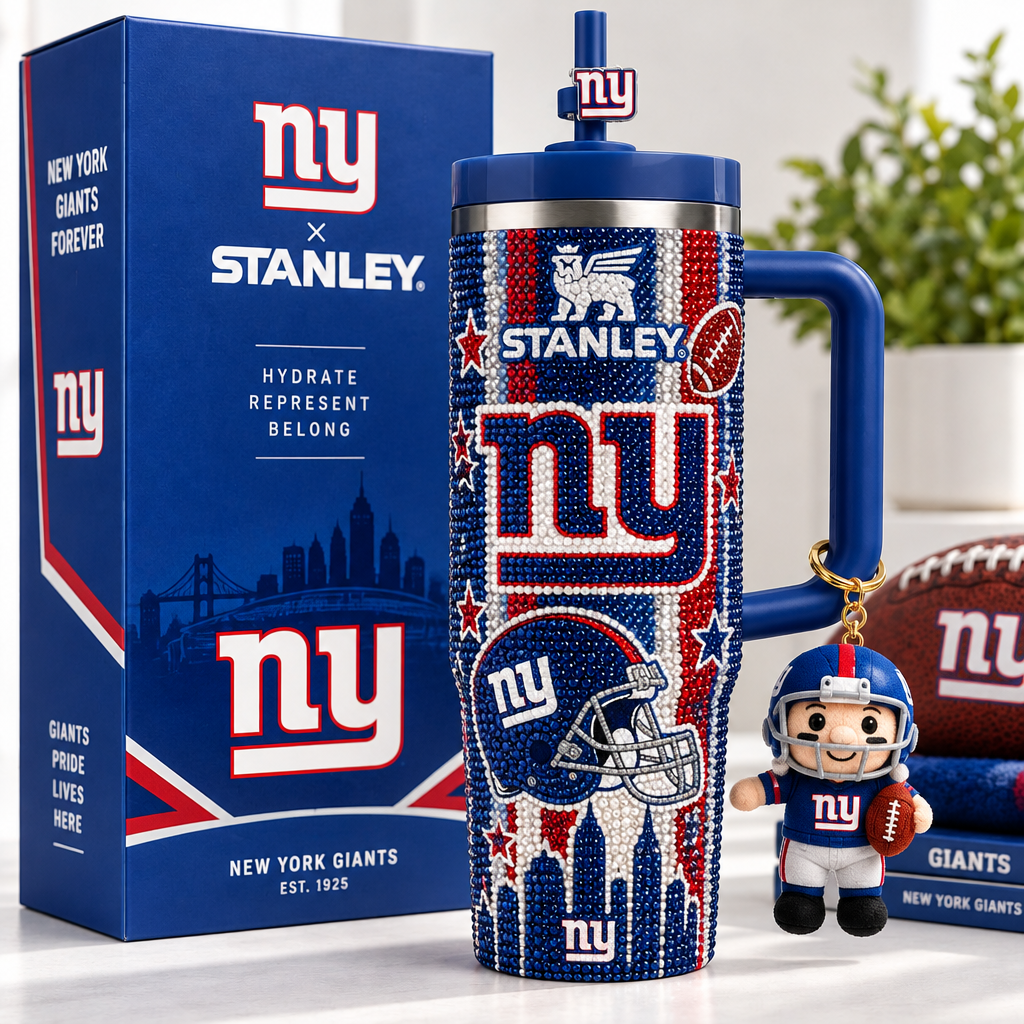 New York Giants 40oz Tumbler With Handle TTNL