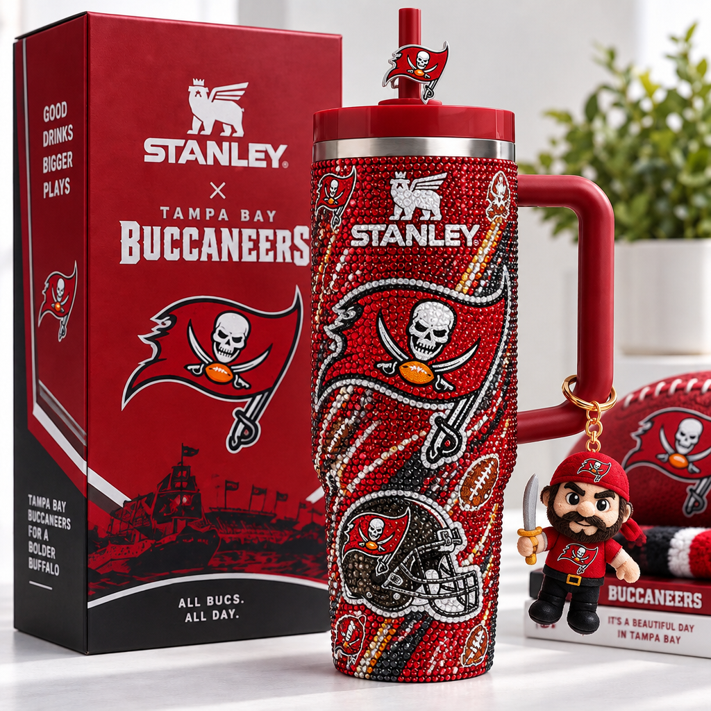 Tampa Bay Buccaneers 40oz Tumbler With Handle TTNL