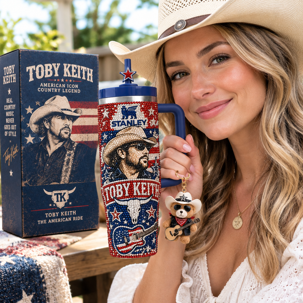 Toby Keith 40oz Tumbler With Handle TTNL