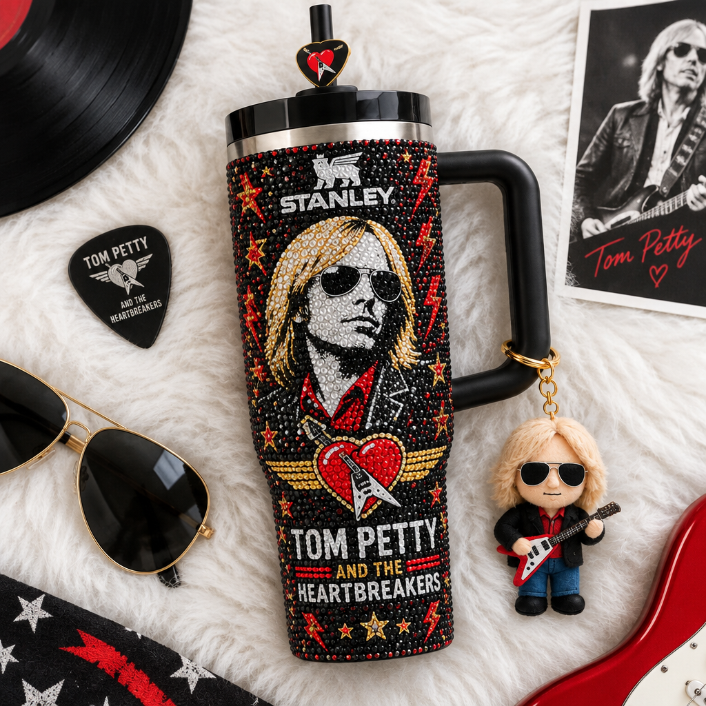 Tom Petty 40oz Tumbler With Handle TTNL