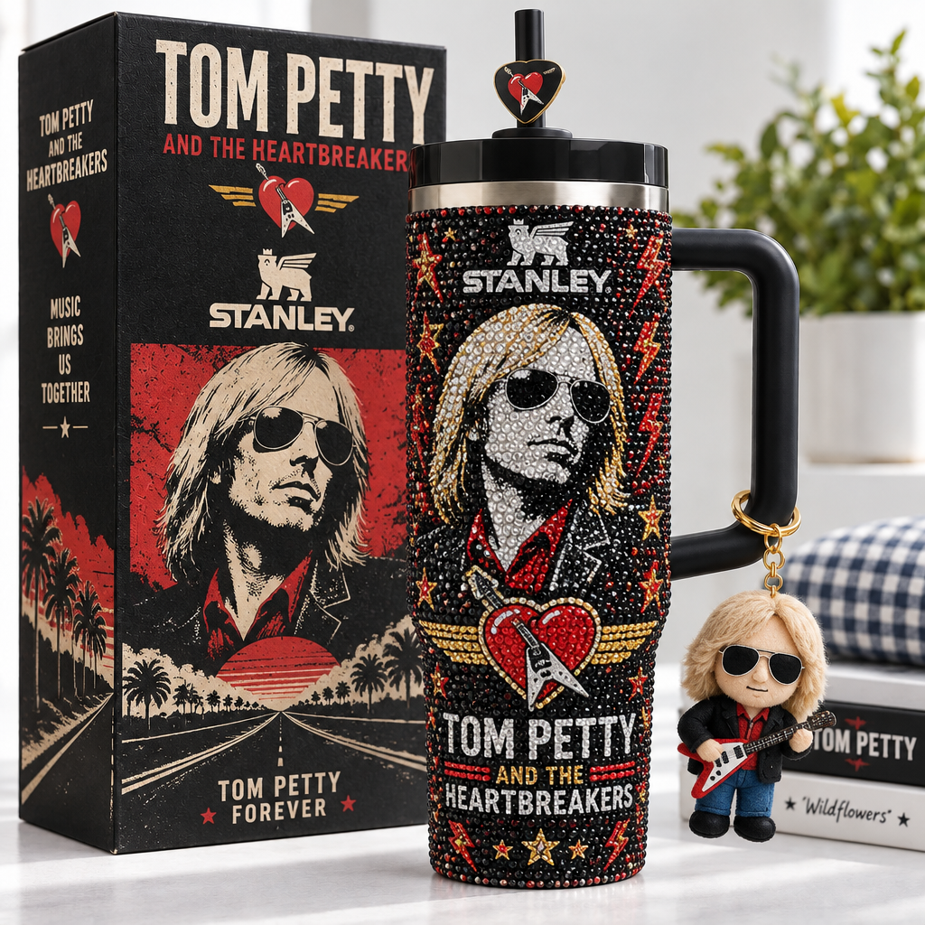 Tom Petty 40oz Tumbler With Handle TTNL