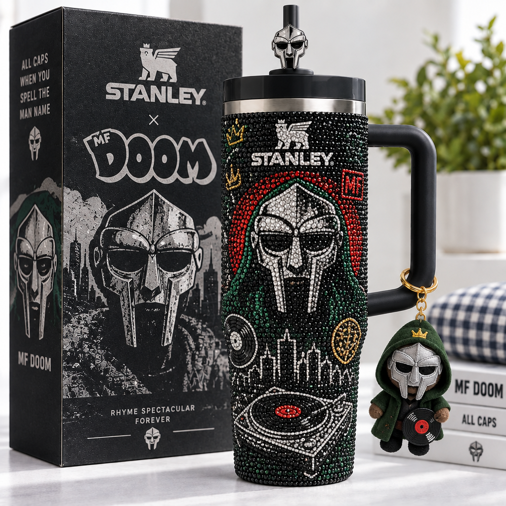 Mf Doom 40oz Tumbler With Handle TTNL